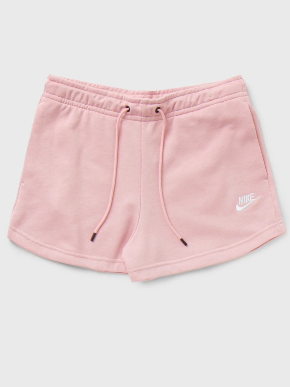 Nike Women's Pink French Terry Athletic Shorts